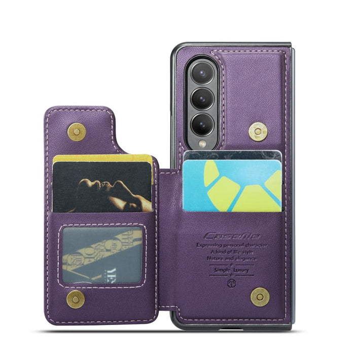 Rfid Business Leather Phone Case For Samsung Galaxy z Fold