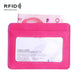 Rfid Lizard Pattern Pu Card Holder