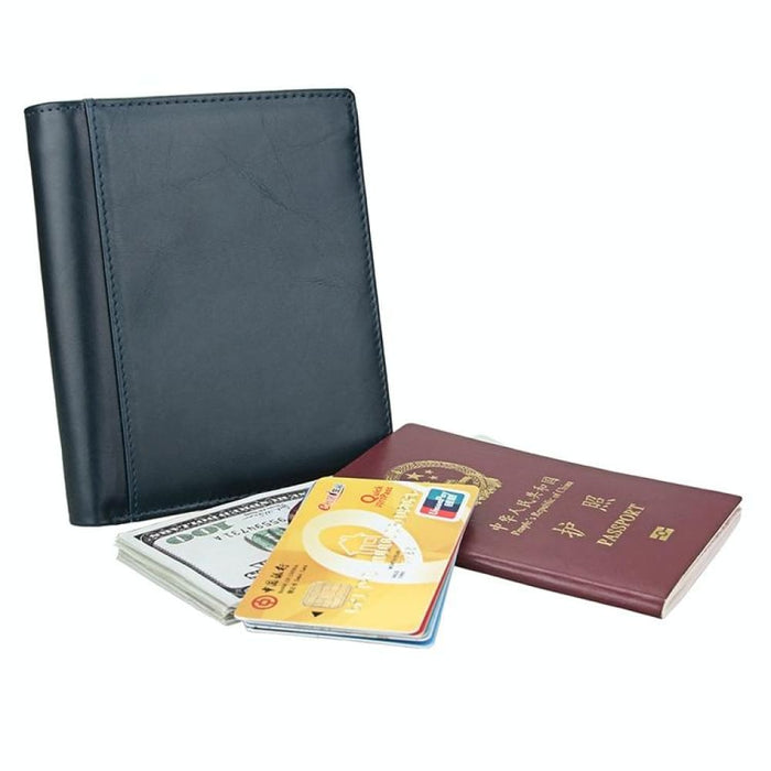 Rfid Multi Function Leather Passport Wallet