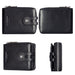 Rfid Protected Mens Leather Wallet With Coin Pocket