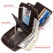 Rfid Protected Mens Leather Wallet With Coin Pocket