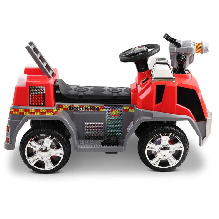 Rigo Kids Ride On Fire Truck Motorbike Motorcycle Car Red