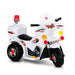 Rigo Kids Ride On Motorbike Motorcycle Car Toys White-gs