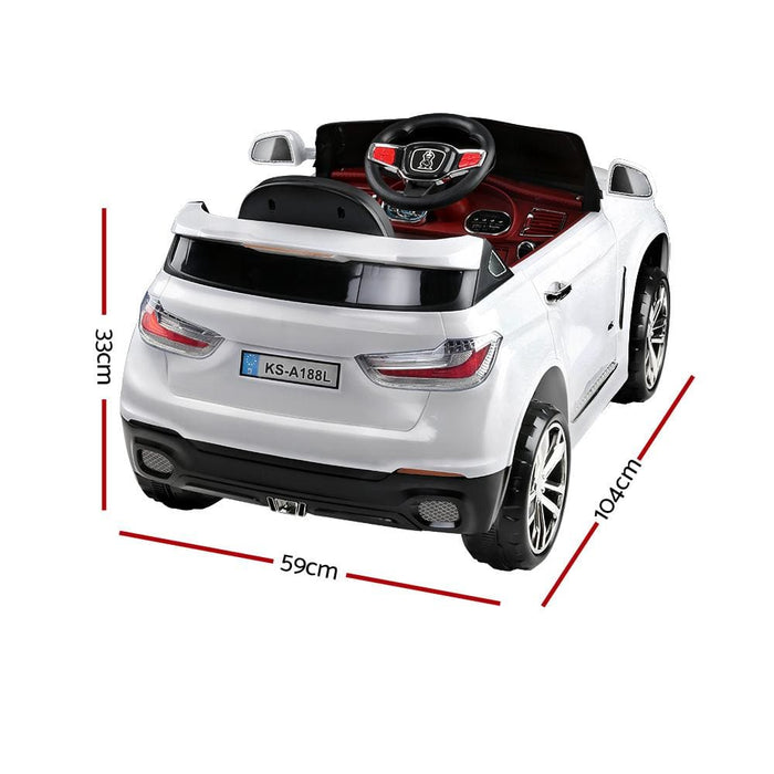 Rigo Kids Ride On Car - White