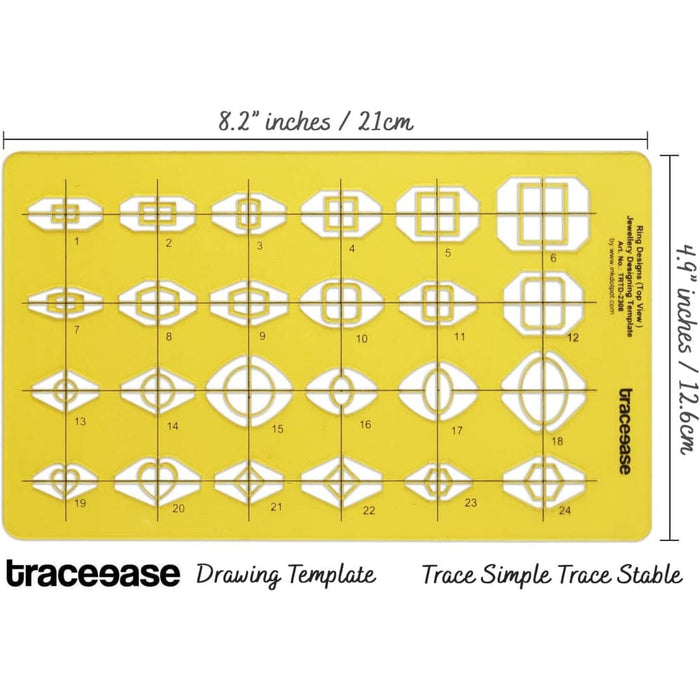 Ring Design Top View Jewellery Templates Drafting Tools