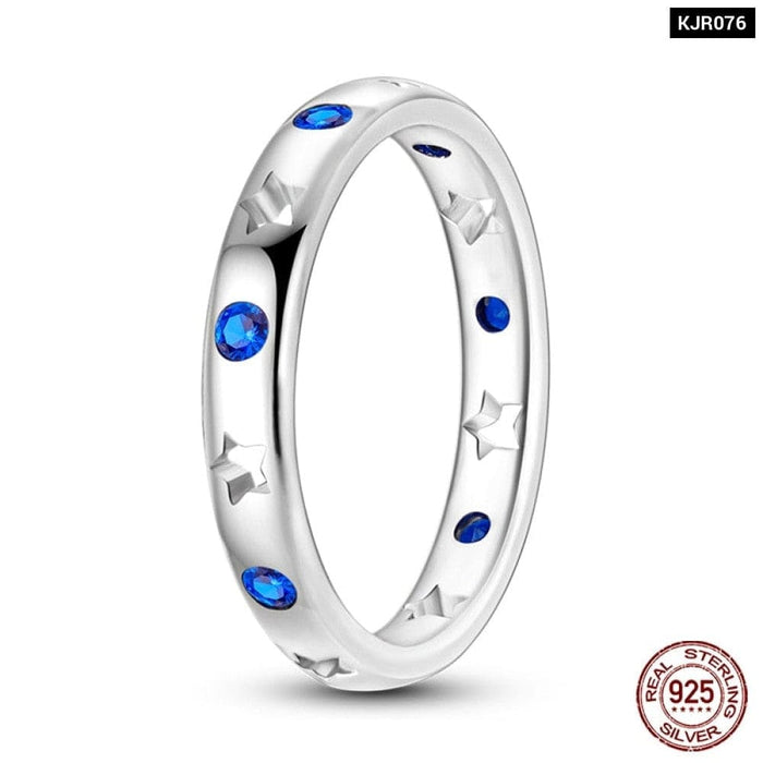 Rings For Women 925 Sterling Silver Fashion Colourful