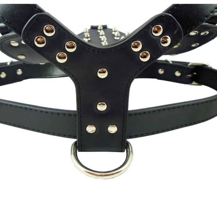 Rivets Spiked Studded Large Dog Harness