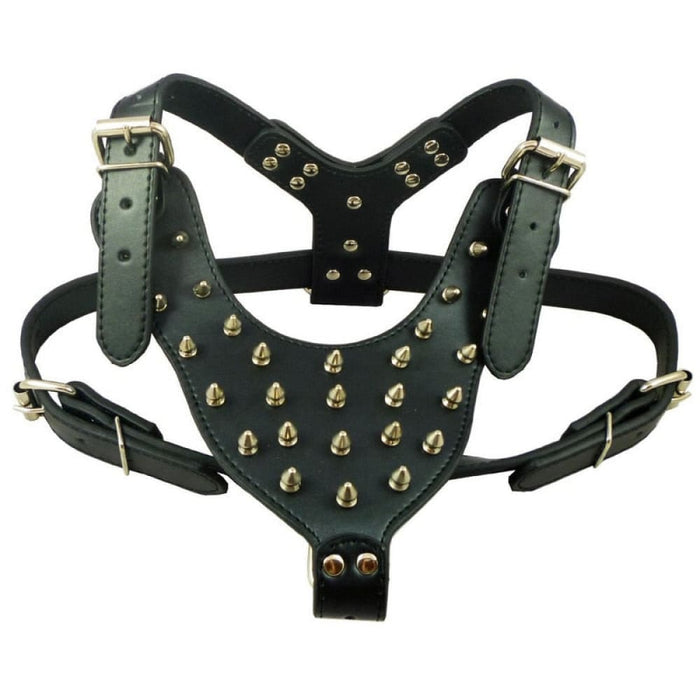 Rivets Spiked Studded Large Dog Harness