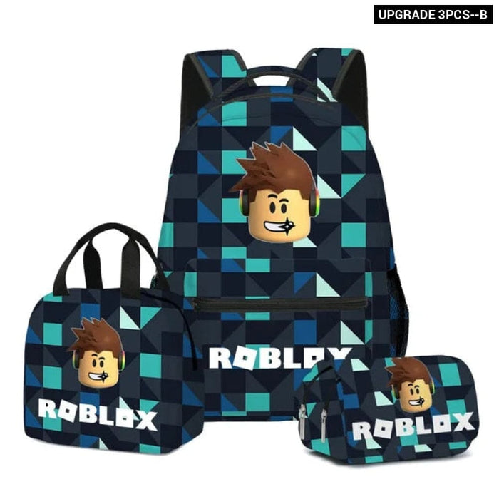 Roblox Primary/secondary School Backpack Set