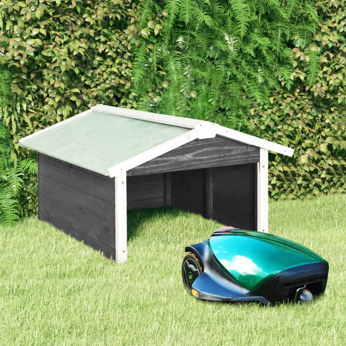 Robotic Lawn Mower Garage 72x87x50 Cm Grey And White