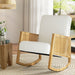 Rocking Chair Armchair Boucle Accent Chairs Sherpa