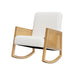 Rocking Chair Armchair Boucle Accent Chairs Sherpa