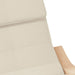 Rocking Chair Cream Fabric Tpobit