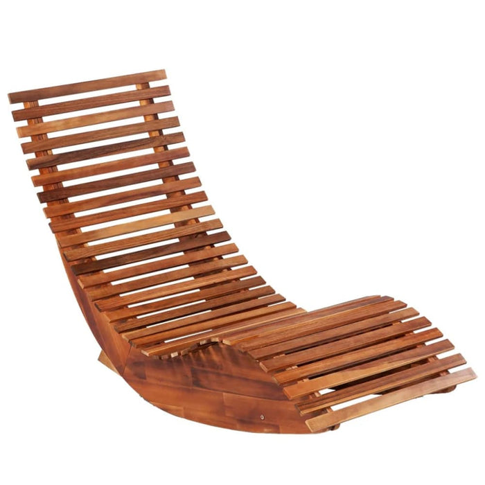 Rocking Sun Loungers 2 Pcs Acacia Wood Gl1759