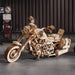 Rokr 420 Pcs Cruiser Motorcycle Diy Wooden Model Building