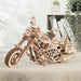 Rokr 420 Pcs Cruiser Motorcycle Diy Wooden Model Building