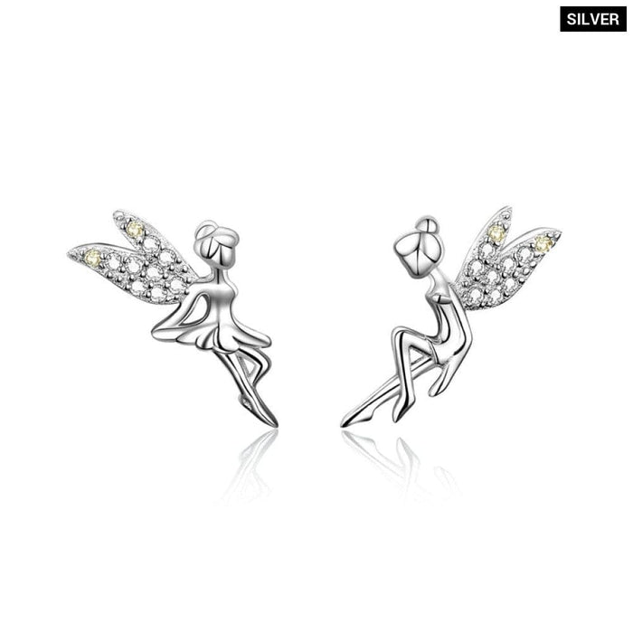 Romantic 925 Sterling Silver Cute Fairy Elevs Exquisite