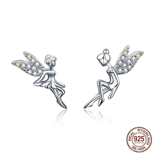 Romantic 925 Sterling Silver Cute Fairy Elevs Exquisite