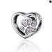 Romantic 925 Sterling Silver Rainbow Heart Colour Enamel