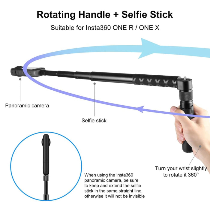 Rotary Handle For Insta360 X3/x4