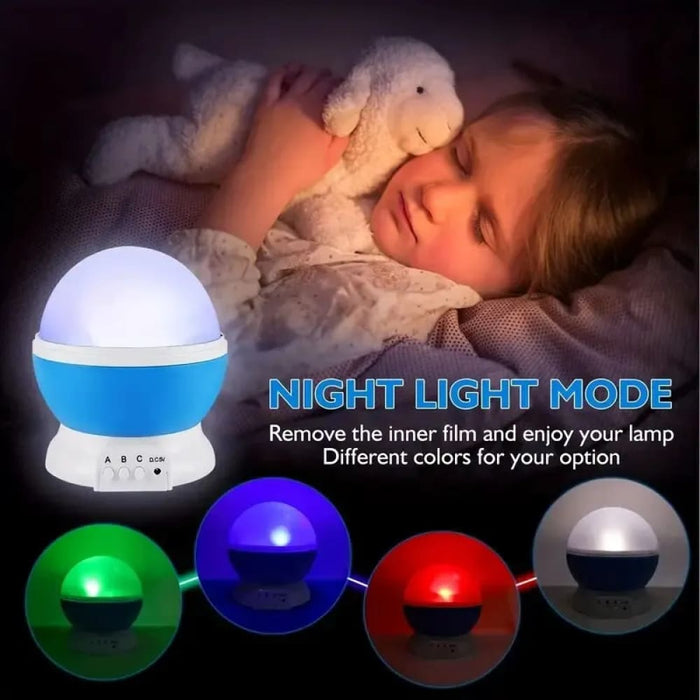 Rotating Starry Sky Led Night Light For Kids