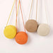 Round Crossbody Straw Bag For Women Minimalist Vocation