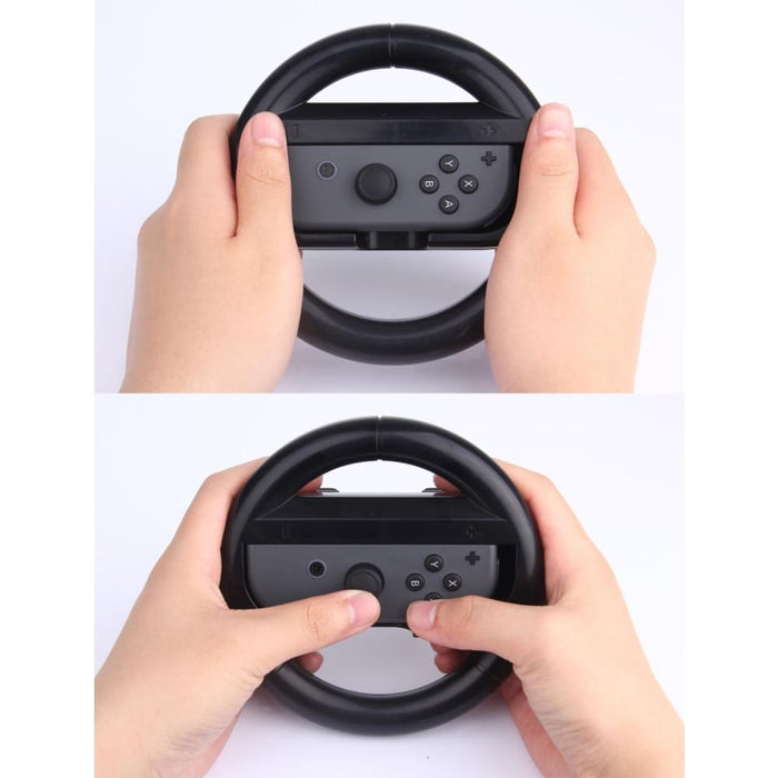 Round Gaming Steering Wheel For Nintendo Switch Joy Con