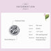 Round Metal Charms 925 Stering Silver Rose Flower Beads