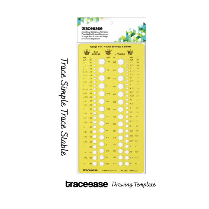 Round Settings And Stone Gauge Jewellery Templates Drafting