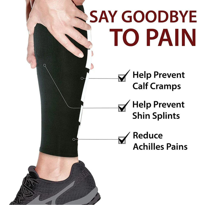 Running Sport Calf Cramp And Shin Splint Sleeves For Leg