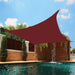 Rust Red Thicken Densified Hdpe Anti-uv Terrace Sunshade