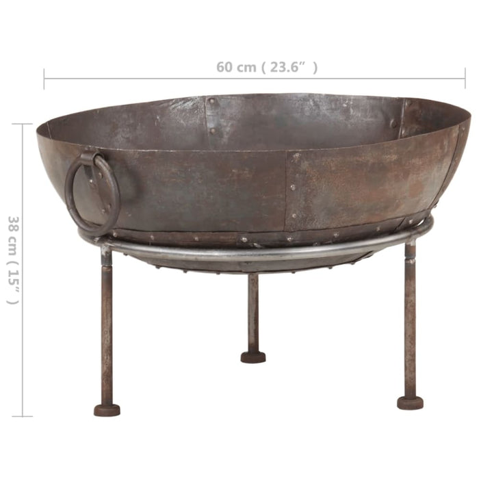 Rustic Fire Pit ø 60 Cm Iron Txokal