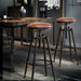 4x Rustic Industrial Bar Stool Kitchen Barstool Swivel