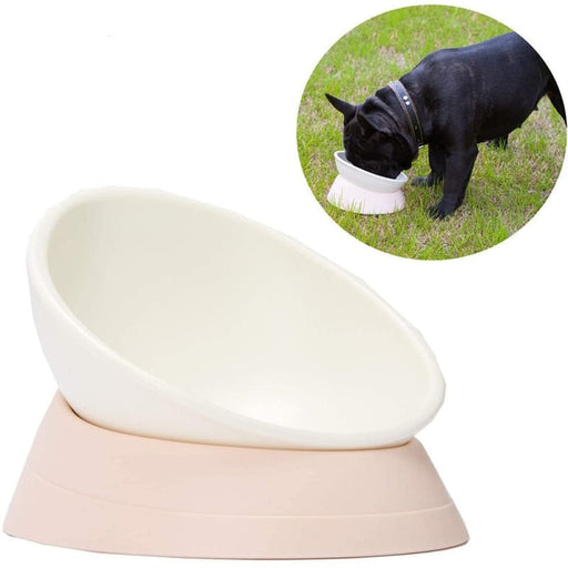 Safe Adjustable Tilted Dog Feeder Bowl With Stand