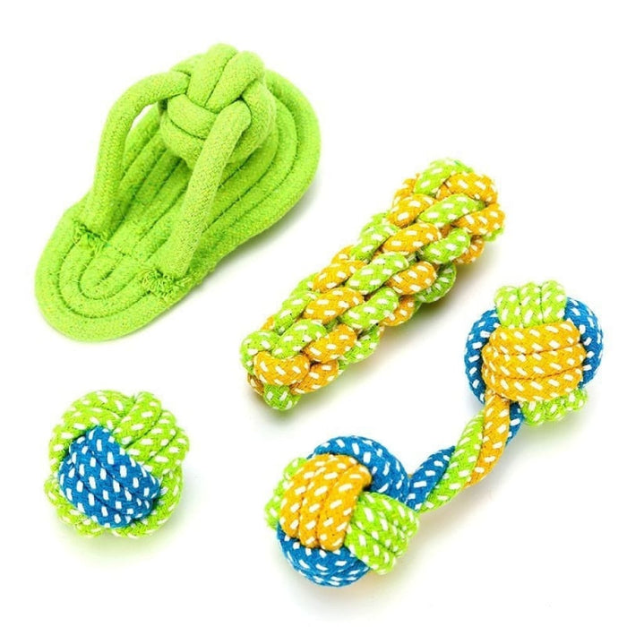 Safe Teeth Cleaning Durable Interactive Rope Dog Chew Toys