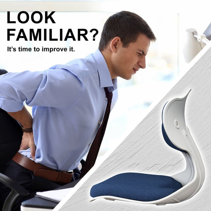 Samgong 2 Set Blue Slender Chair Posture Correction Seat