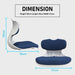 Samgong 2 Set Blue Slender Chair Posture Correction Seat