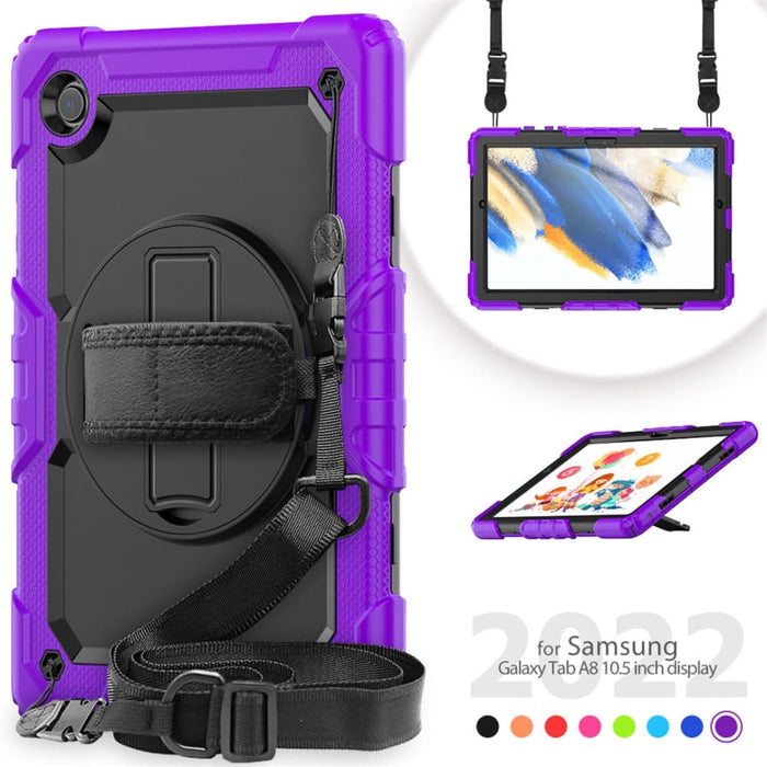 For Samsung Galaxy Tab A8 10.5 Case 2021 X200 X205 X207 360