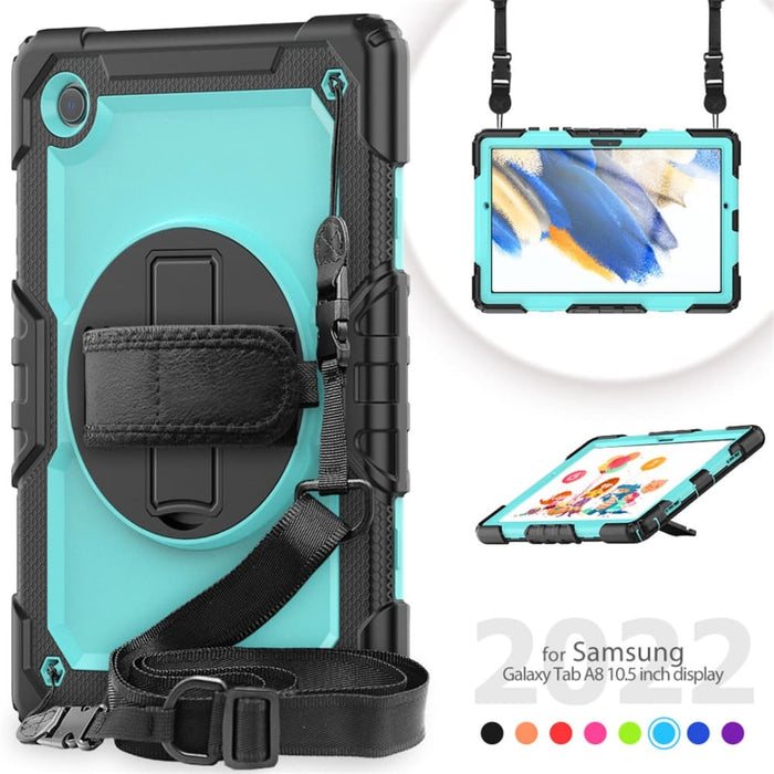 For Samsung Galaxy Tab A8 10.5 Case 2021 X200 X205 X207 360