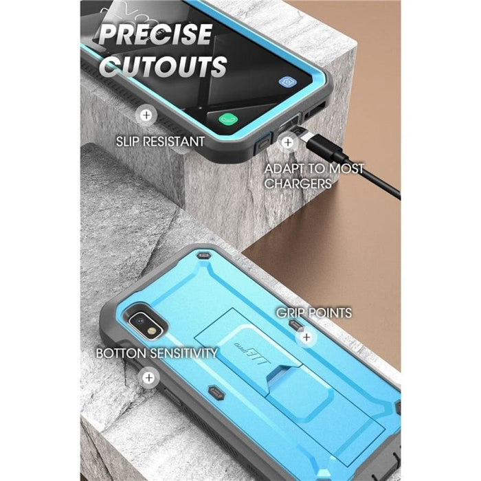 For Samsung Galaxy A10e - Rugged Holster Case With Built