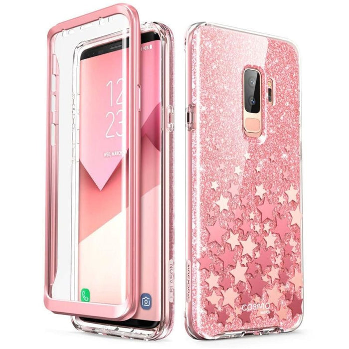 Samsung Galaxy S9 Cosmo Full-body Glitter Marble Bumper