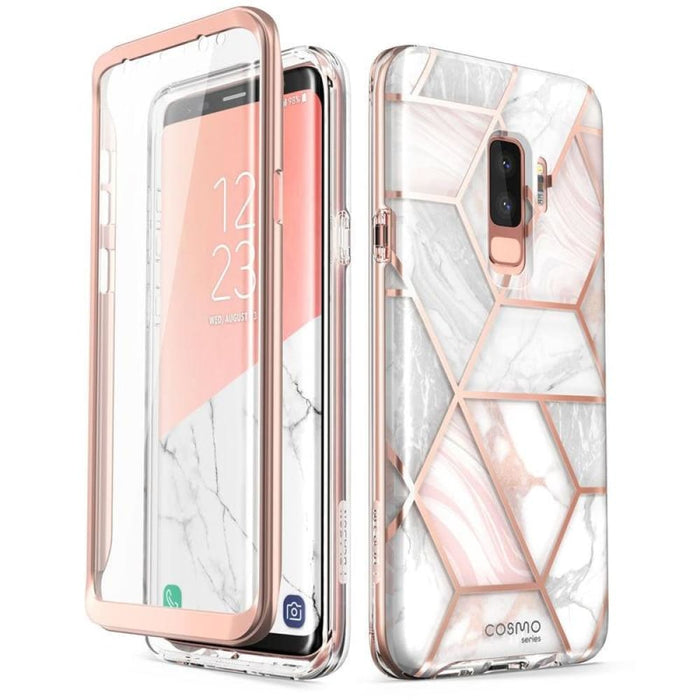 Samsung Galaxy S9 Cosmo Full-body Glitter Marble Bumper