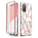 For Samsung Galaxy S20 5g Cosmo Glitter Marble Bumper Case