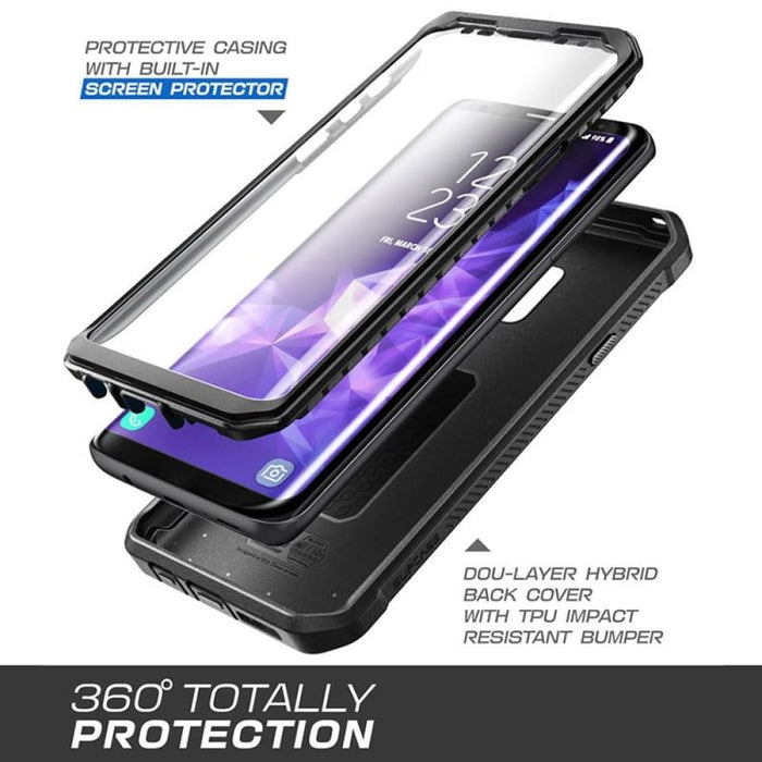 For Samsung Galaxy S9 Plus - Rugged Holster Protective Case