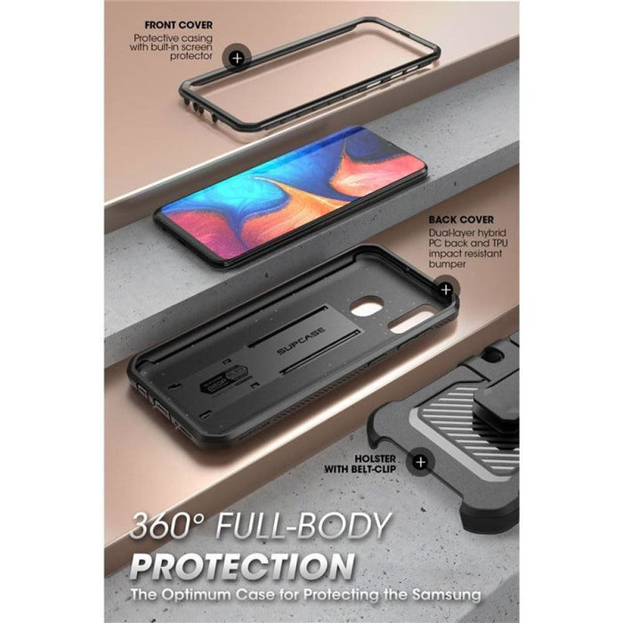 For Samsung Galaxy A20 A30 - Rugged Holster Case