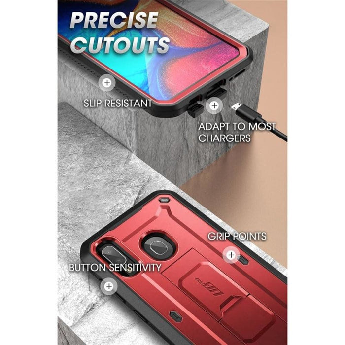 For Samsung Galaxy A20 A30 - Rugged Holster Case