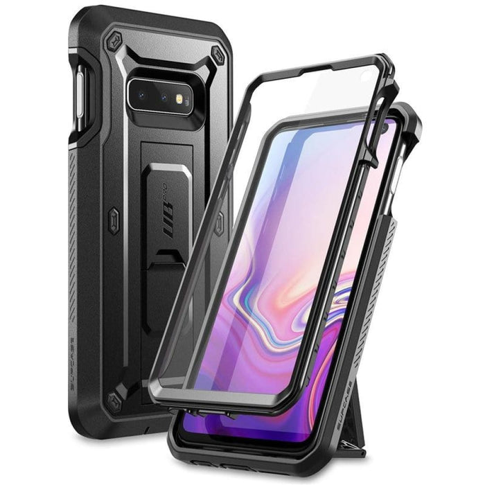 For Samsung Galaxy S10e - Rugged Holster Case With Built-in