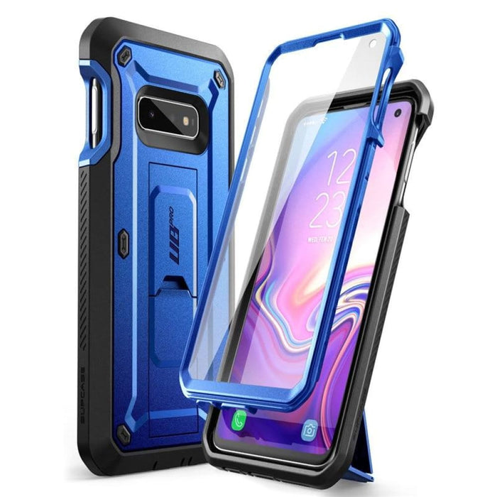 For Samsung Galaxy S10e - Rugged Holster Case With Built-in