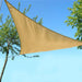 Sand Yellow Triangle Sunshade Outdoor Sun Shelter