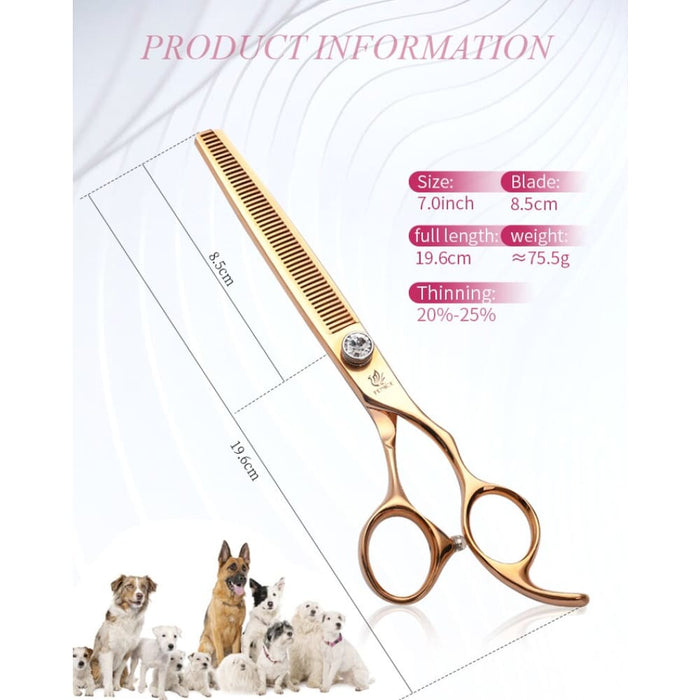 Dog Scissors 7 Inch Professional Pet Grooming Thinning